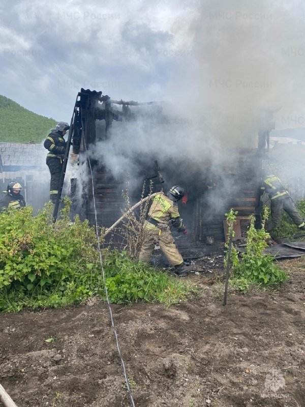 Пожар в Слюдянском районе