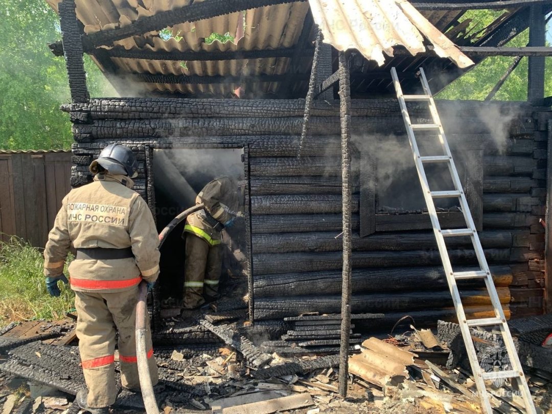 Пожар в Слюдянском районе