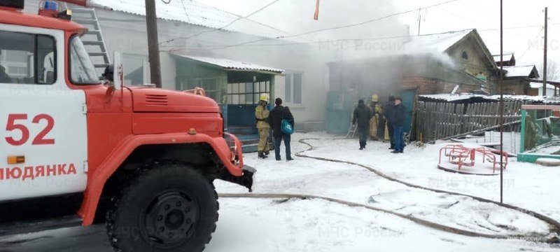 Пожар в Слюдянском районе